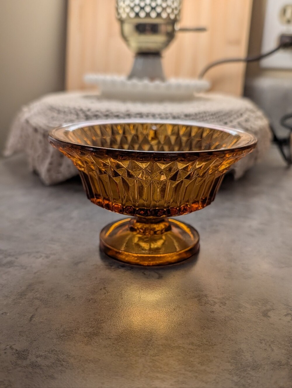 Indiana Glass Fairy Lamp Base Only
